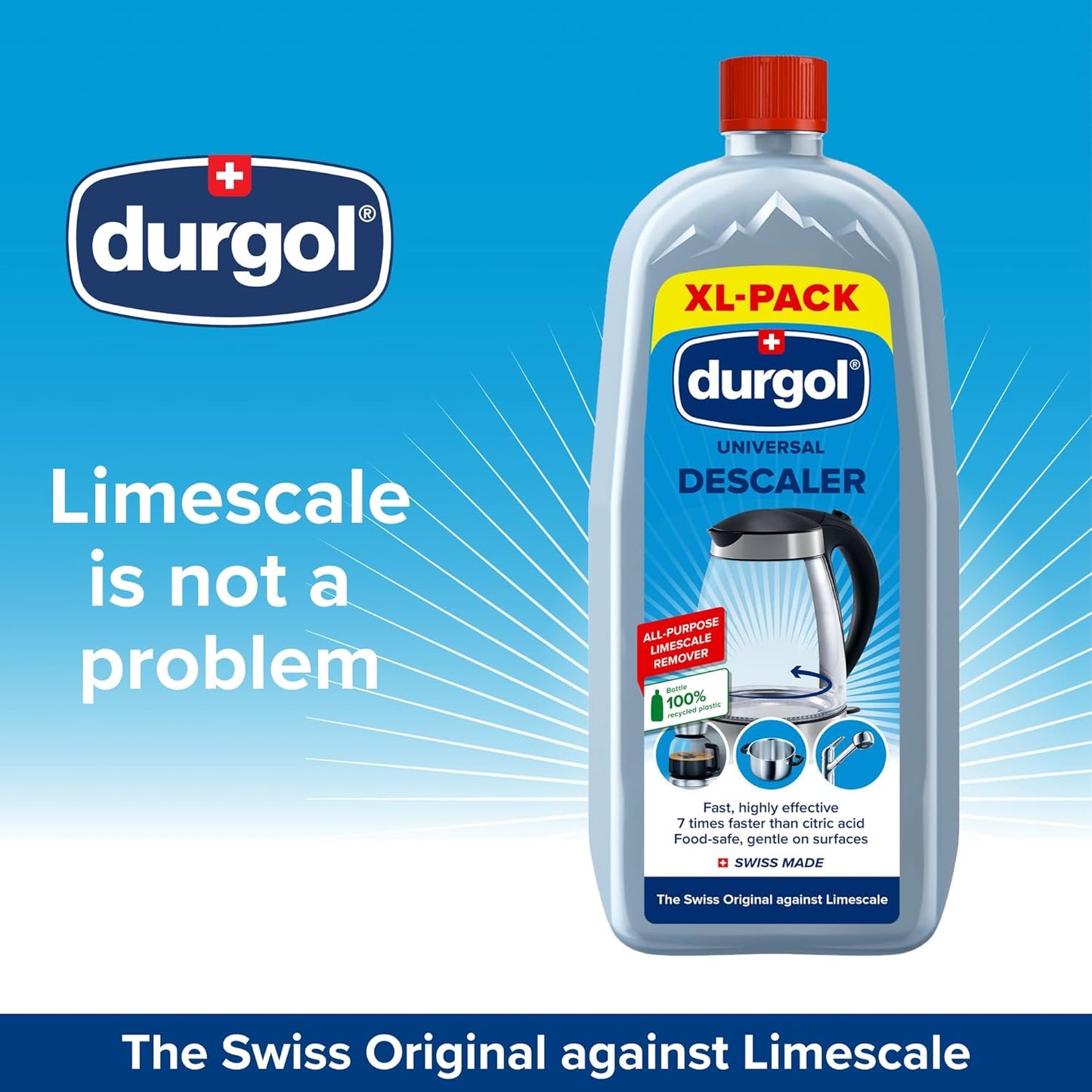 Durgol Universal Multipurpose Descaler/Decalcifier for Kitchen and Household Items, 25.4 Ounce