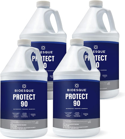Bioesque Protect 90, Heavy Duty Bacteriostatic, Fungistatic, Algaestatic Formula, Effective Against Mold, Mildew, Algae, & Odor Causing Bacteria, 1 Gallon (Pack of 1)