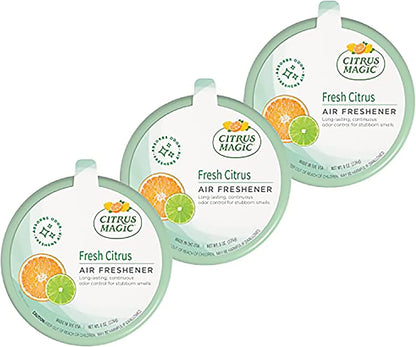 Citrus Magic Odor Absorbing Solid Air Freshener, Fresh Citrus, 8-Ounce, Pack of 1