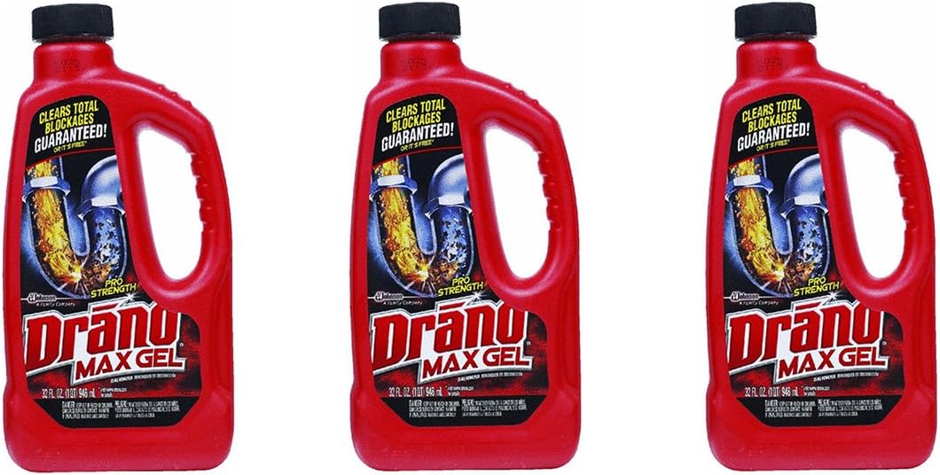 Drano Max Gel Clog Remover 32 Ounces.