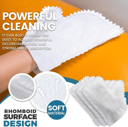 10 Pack Microfiber Dusting Gloves, Reusable Multi-purpose Cleaning Mitts for Housework, Scratch-Free Hand Duster for Blinds, Furniture, Car Interior and Windows, Dry & Wet Dual Use, White