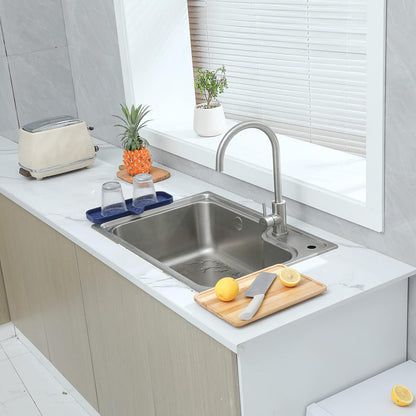 MicoYang Silicone Bathroom Soap Dishes with Drain Spout-Bathroom and Kitchen Sink Organizer,Sponge Holder,Dish Soap Tray,Perfect for Dispenser,Scrubber,Bottle,Cup on Sink or Counter-Black 4.9"×3.2"