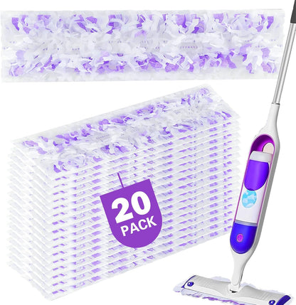 Power Mop Pads Refills for Swiffer PowerMop Multi-Surface Mopping Pad Disposable Replacement Mop Pads Compatible with Swiffer PowerMop,Safe on All Finished Floors,18 Count