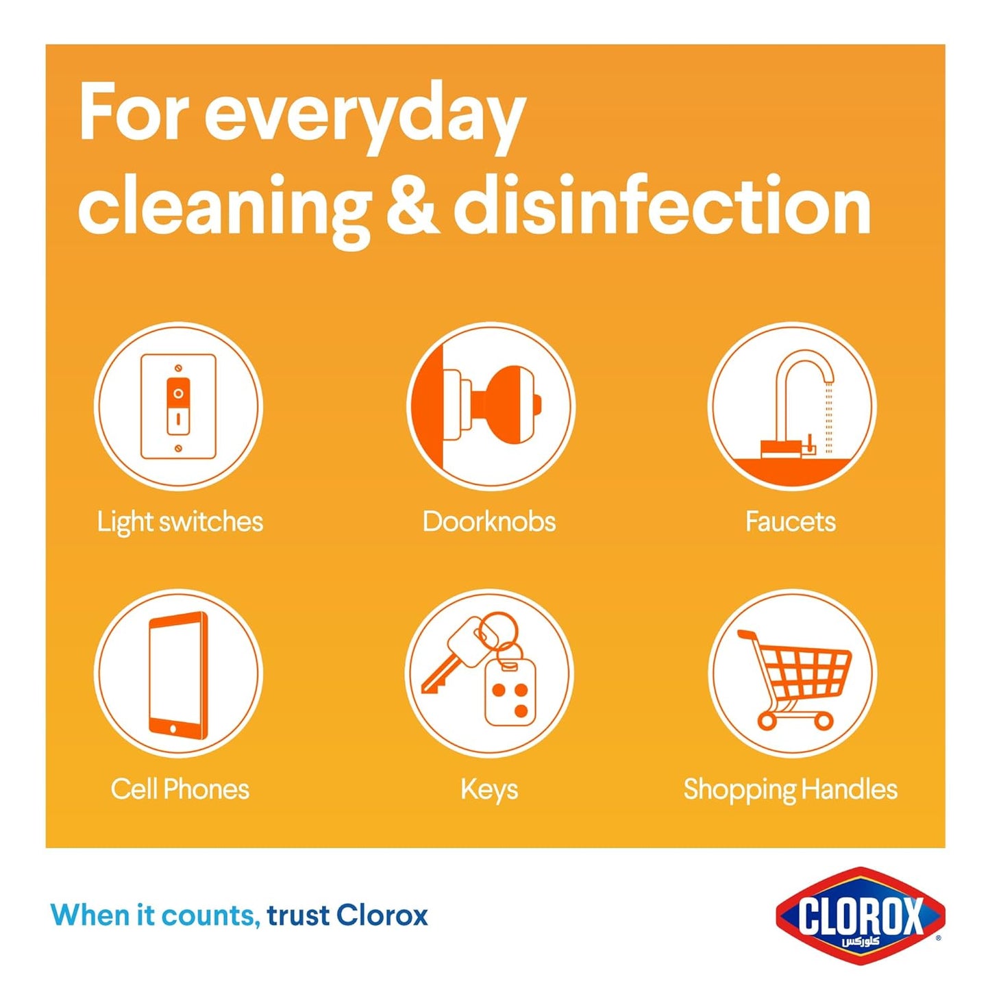 Clorox Disinfecting Wipes ea, White, Citrus Blend, 35 Count, 9.1 Ounce (Pack of 1), (01594)