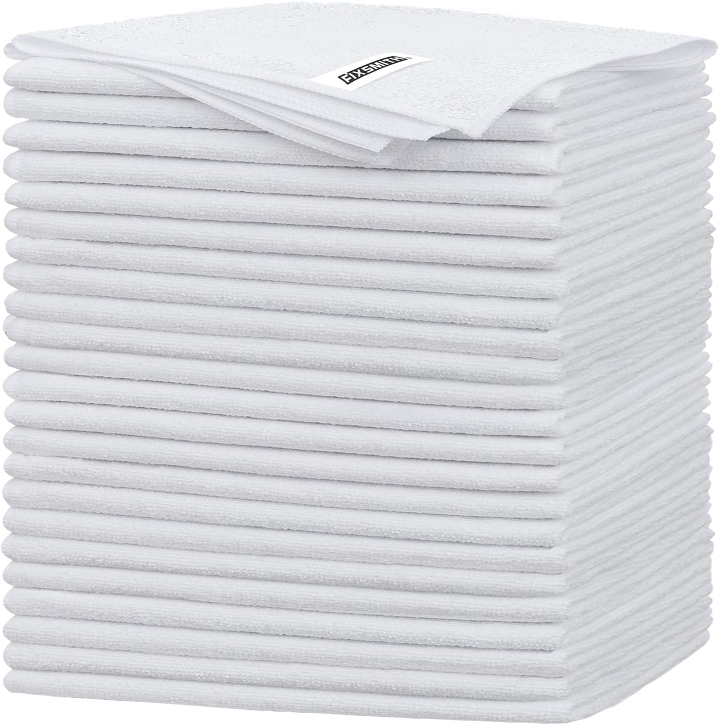 FIXSMITH Microfiber Cleaning Cloth - Pack of 8, Size: 12 x 16 in, Multi-Functional Cleaning Towels, Highly Absorbent Cleaning Rags, Lint-Free, Streak-Free Cleaning Cloths for Car Kitchen Home
