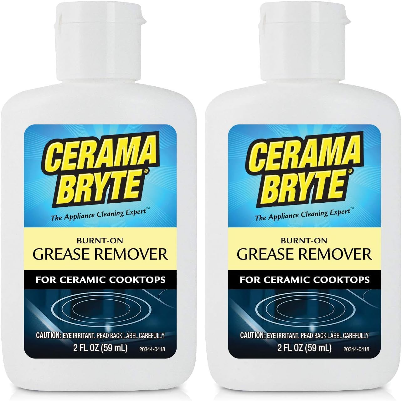 Cerama Bryte Burnt on Grease Remover, 2 Ounce Bottle (20812)