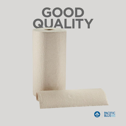 Georgia-Pacific Pacific Blue Select 2-Ply Perforated Roll Paper Towel, White, 85 Sheets Per Roll, 30 Rolls Per Case, 27385