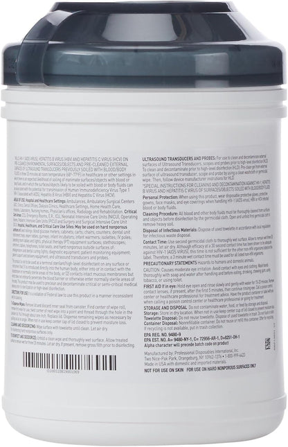 Sani-Cloth AF3 Alcohol-Free Disposable Disinfectant Wipes - 160 Wipes