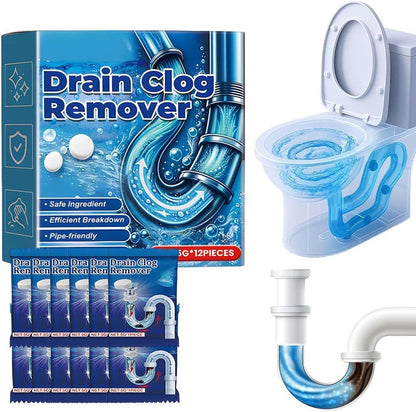 Strong Drain Effervescent Tablet, 2026 New Disposal Cleaner Tablets Eliminator Quickly Eliminates Odors, Sink Smell Effervescent Tablets, Sink Drain Cleaner for Sewer, Toilet and Septic Tank (1)