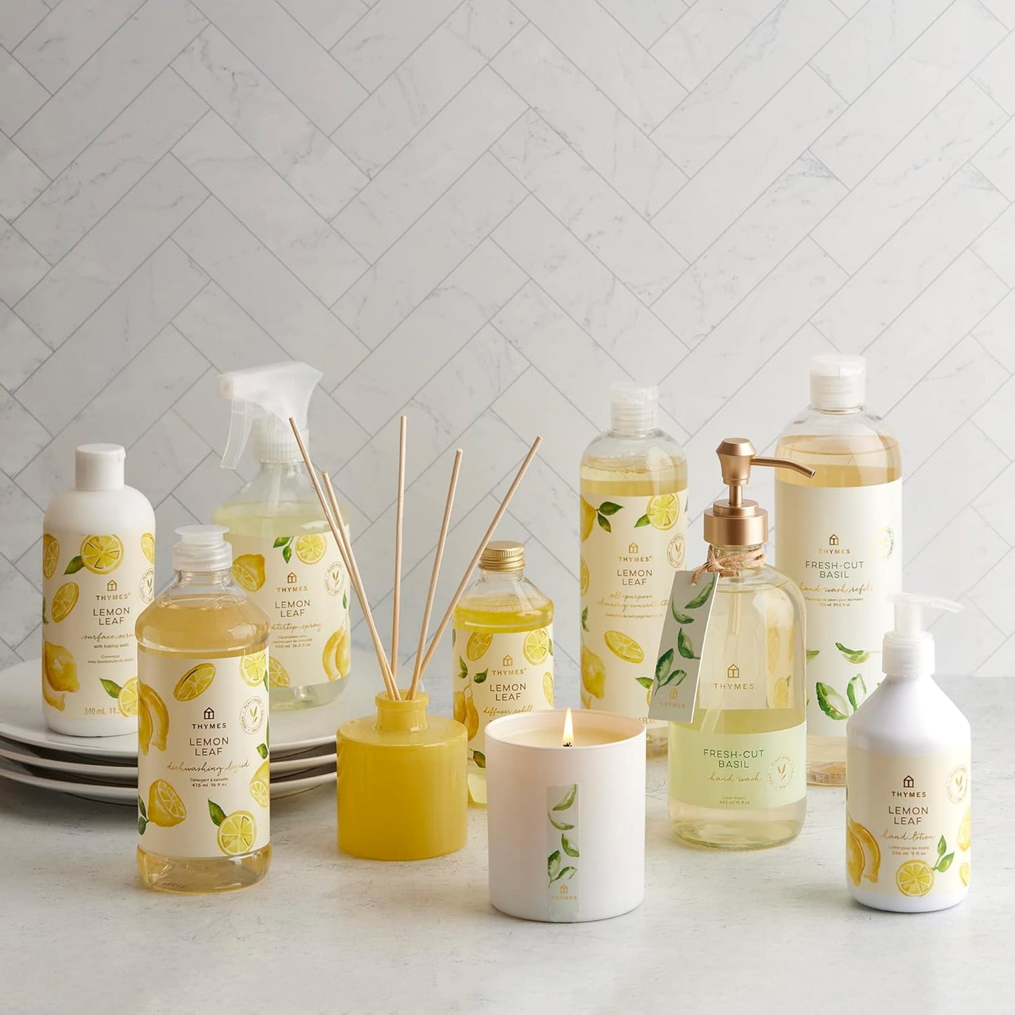 Thymes Countertop Spray - 16.5 Fl Oz - Washed Linen