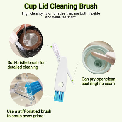 Water Bottle Brush, 15 Inches Bottles Brush, Long Handle Water Bottle Cleaner Brush, Kitchen Cup Brush Built for Cleaning Cup, Wine Glasses, Coffee Mugs, Tumblers, Wine Decanters, Blue
