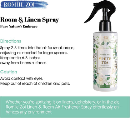 ROMIIE ZOI Room Spray Lemon, Air Freshener Spray Made with Natural Plant Extract, Scented Room Spray for Home Fragrance Fabric Spray Freshener 8.5 FL OZ