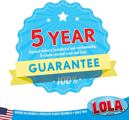 Toilet Brush and Holder Set, By LOLA, 2 Pack, Classic Version, Durable Bristles for Deep Cleaning, w/Compact Space Saving Storage Holder