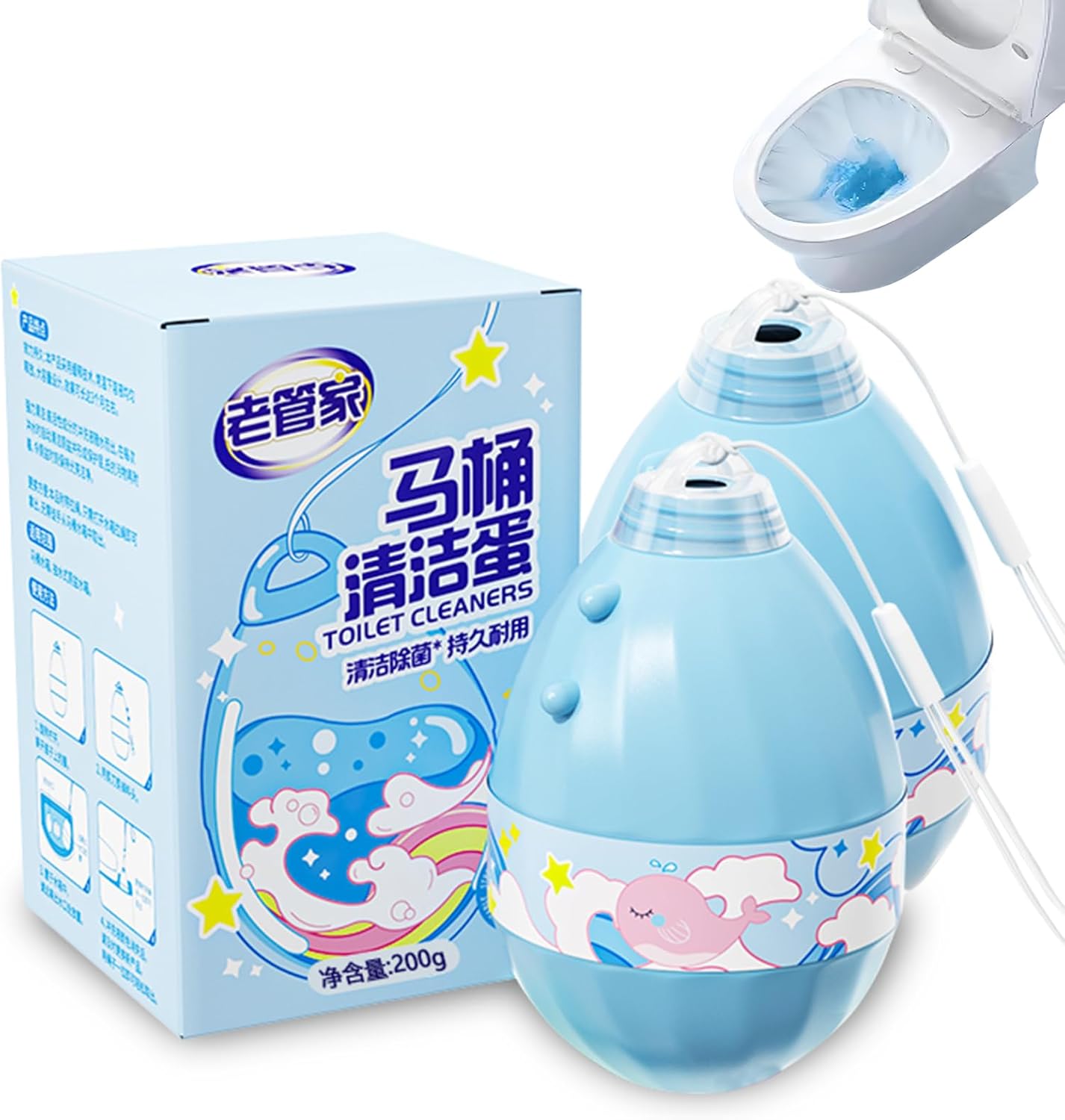 Automatic Toilet Bowl Cleaner,Long Lasting Toilet Cleaner,3-4 Month Lasting Toilet Bowl Cleaner,Powerful Cleaning (2)