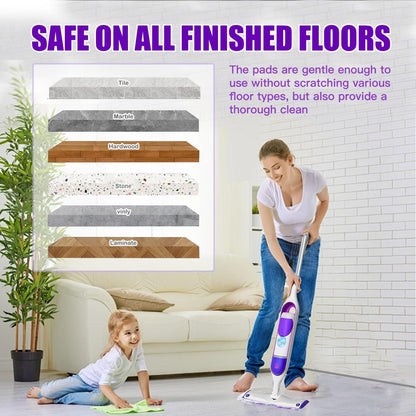 Power Mop Pads Refills for Swiffer PowerMop Multi-Surface Mopping Pad Disposable Replacement Mop Pads Compatible with Swiffer PowerMop,Safe on All Finished Floors,18 Count