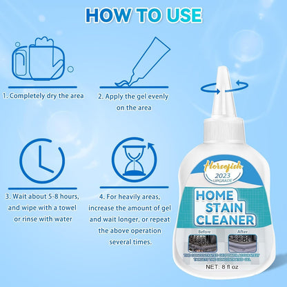 Home Remover Gel, 8 Fl Oz Household Washing Machine Cleaner for Washing Machine, Refrigerator Strips, for Tiles Grout Sealant Bathroom Cleaning Home Kitchen Sinks Cleaning Grout Cleaner