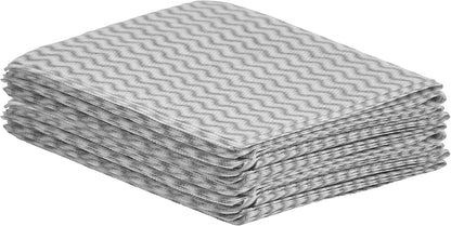 Superio Handy Wipes For Kitchen Multi-Purpose Heavy-Duty Reusable Cleaning cloth for house, Bathroom, and office. Disposable Dish Towel (60 Grey)
