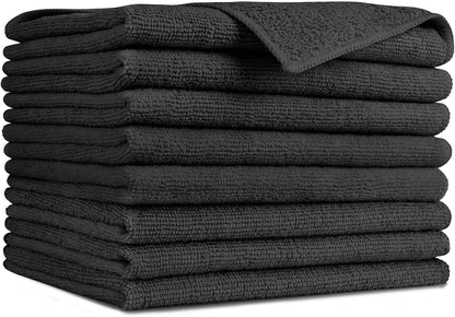 AIDEA Microfiber Cleaning Cloth-50PK, Soft Microfiber Towels for Cars, Absorbent Cleaning Rags, Lint-Free Streak-Free Wash Cloths for House, Kitchen, Window(12in.x12in)