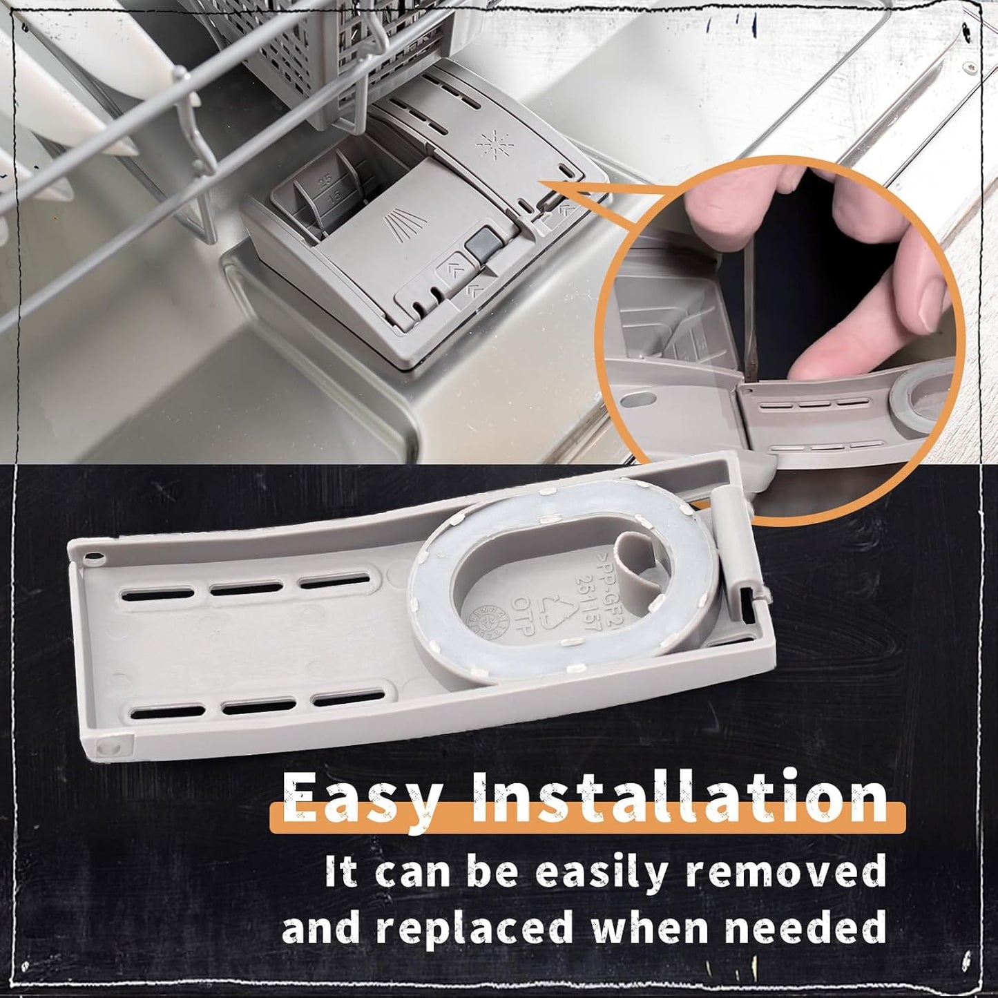 00611575 Dishwasher Rinse-Aid Dispenser Cap Replacement for Bosch Dishwasher Parts