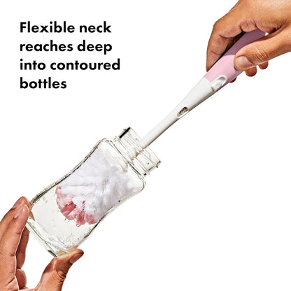 OXO Tot Bottle Brush with Nipple Cleaner, Gray