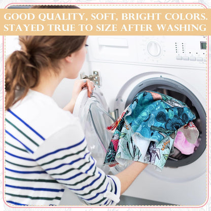 36 Pack Vintage Reusable Cleaning Cloths Washable Cotton Kitchen Towels for Home (Gray)