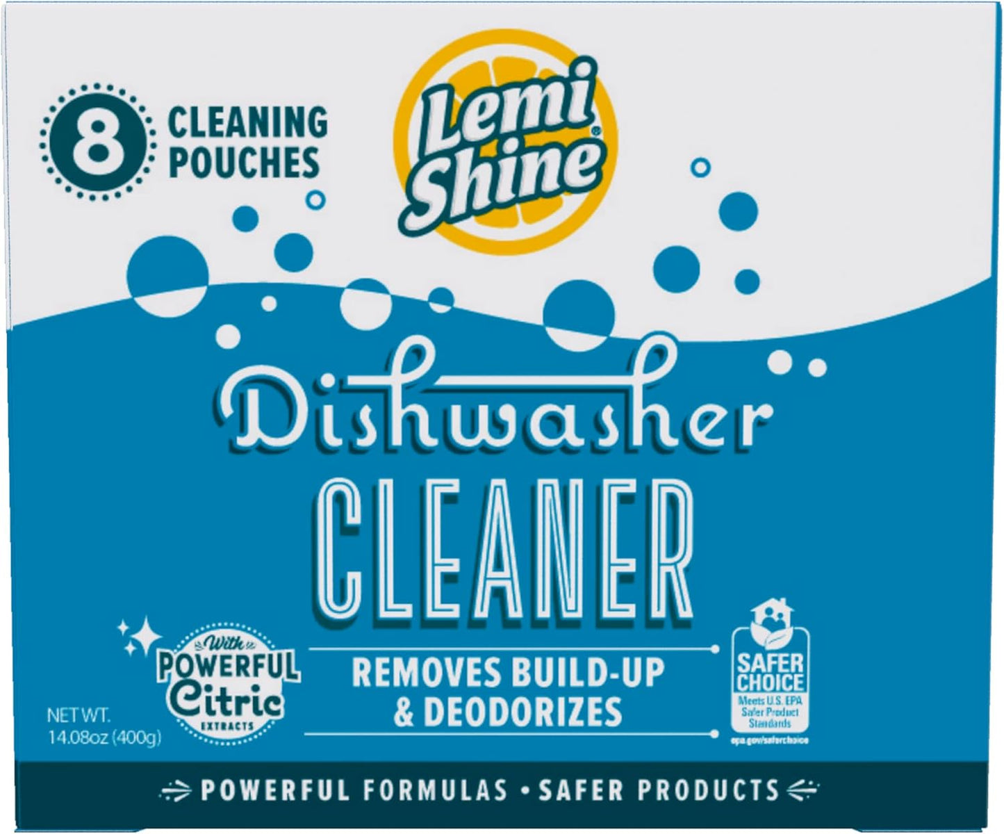 Lemi Shine Garbage Disposal Cleaner and Deodorizer Powered By Citric Acid | Foam Cleaner For Kitchen Garbage Disposal with a Natural, Fresh Lemon Scent (2 Count)