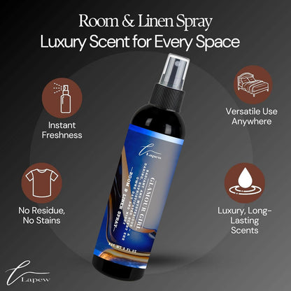 Lapew Room & Linen Spray | Fragrance Mist for Home, Car & Office | Fabric & Air Freshener | Neutralizing Mist | Made in USA | Cozy Cinnamon & Apple - Colors B