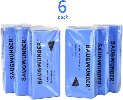 Cleaning Sponge Super Absorbent Water Durable ^~ You Know 17.5×7.5×3.5 cm[6.9 x 3 x 1.38 inches] Use for Household Clean Cars/Boats The dust and Dirt on Furnitures,Bathtubs&etc. (Blue)