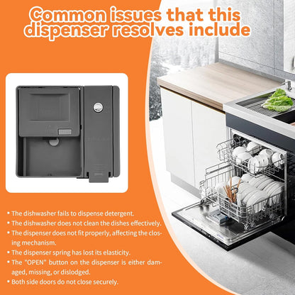 UPGRADED W10861000 W10620296 Dishwasher Detergent Dispenser Compatible With Whirlpool KitchenAid Maytag Dishwasher Detergent Dispenser Replacement Parts WDT750SAHZ0 WDTA50SAHZ0 WDT730PAHZ0 WDT970SAHZ0