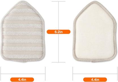 CLEANHOME Microfiber Replacement Pads 3 Pieces Suitable for Tub Tile Scrubber Brushes（ASIN:B09GF2LSZ8)