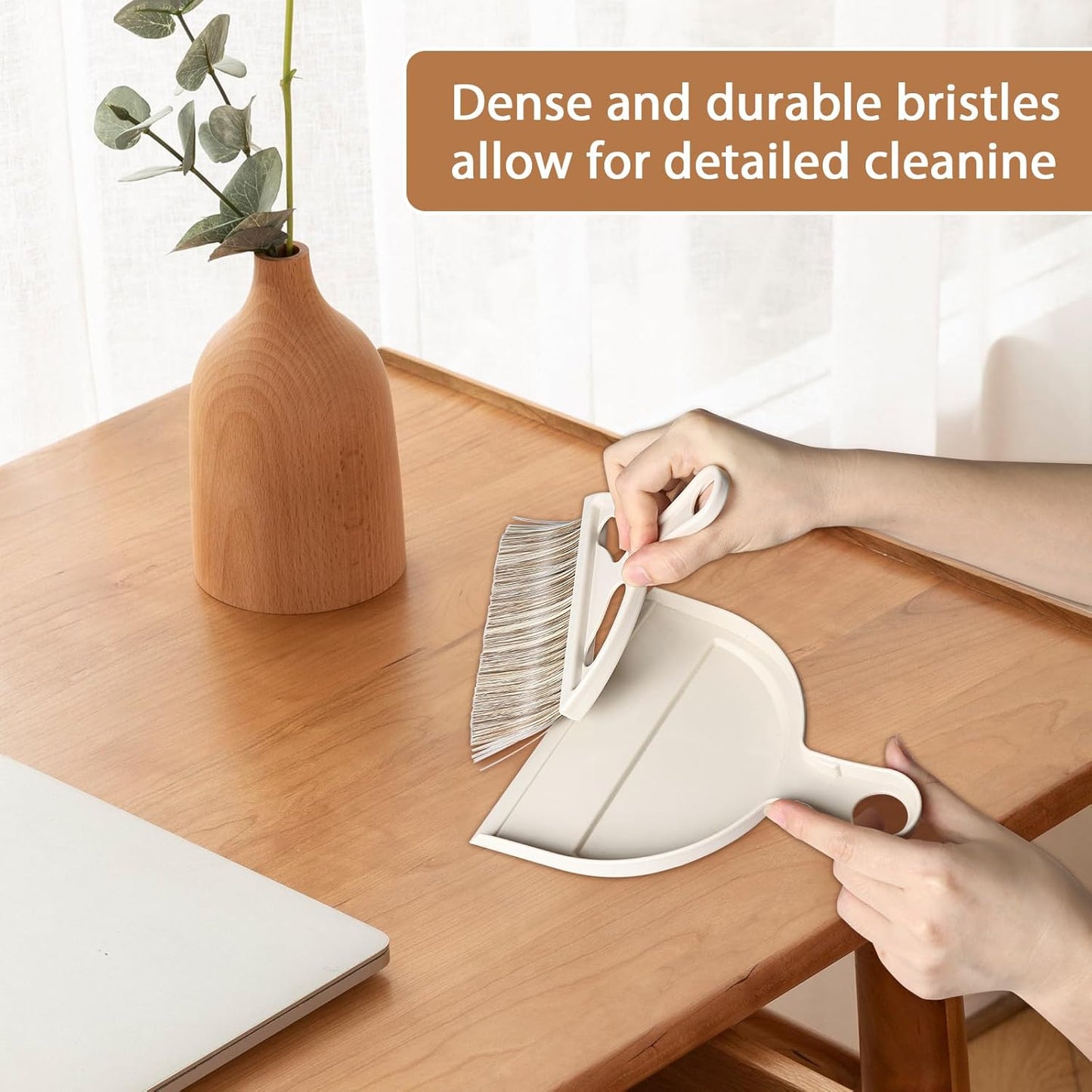 Small Mini Hand Broom Dustpan : Small Broom and Dustpan Set, Mini Broom and Dustpan Set, Hand Broom and Dustpan Set,Mini Dustpan and Brush Set for Cat Litter, Kitchen, Tables, Countertops, Cars, etc.