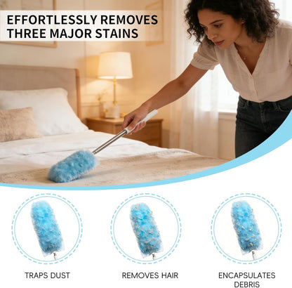 360 Duster Refills for Swiffer Dusters Refill with 2 Upgrade Extendable Handle(30 Count)
