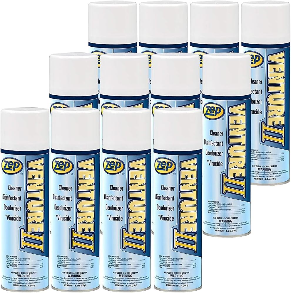 Zep Venture II Disinfectant Spray - 20 oz (Case of 12) 601 - EPA Approved Virucidal