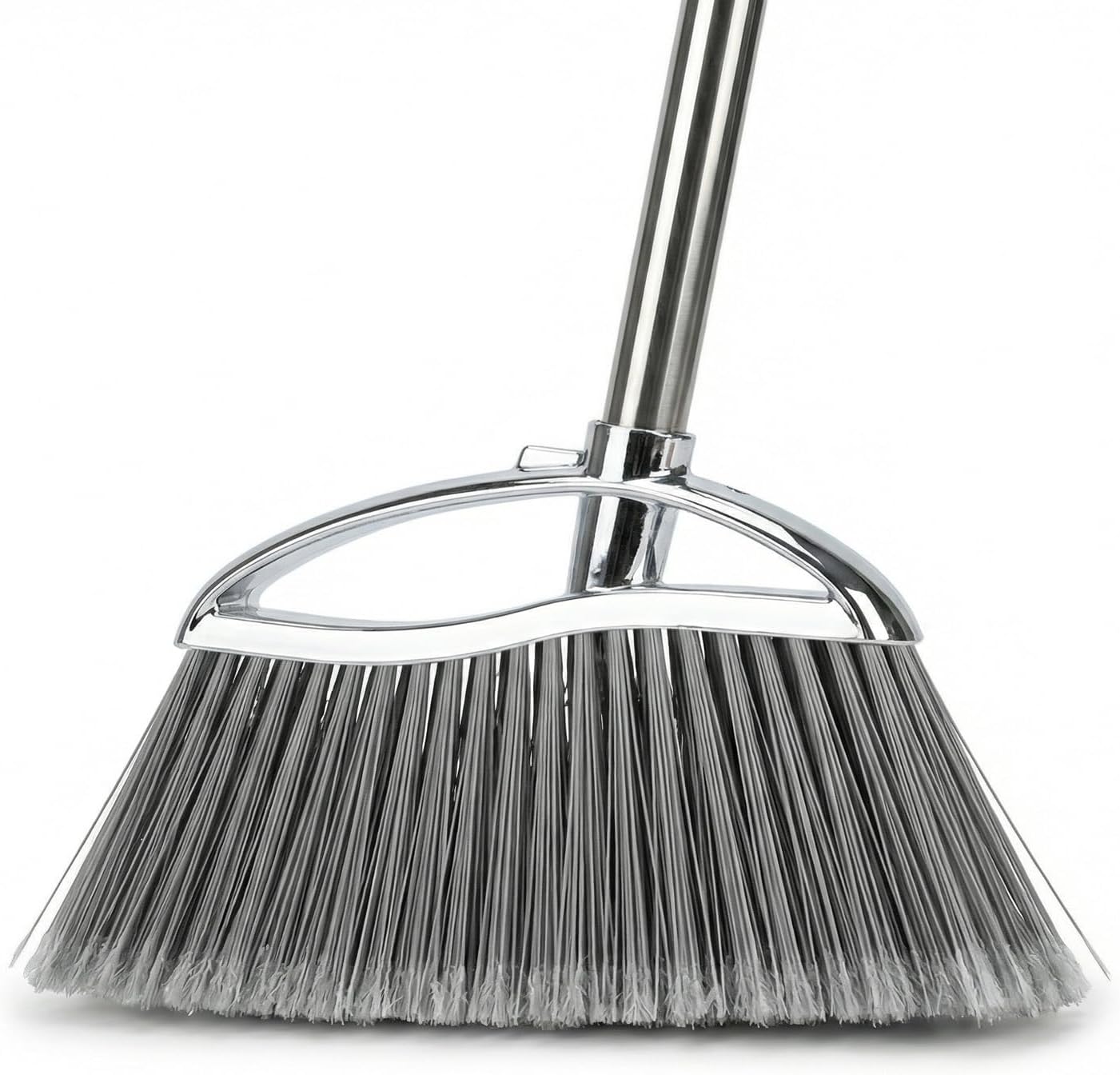 Indoor Soft Bristles Sweeping Broom,Long Handle Kitchen Angle Broom for Floor Cleaning Home Office Hardwood