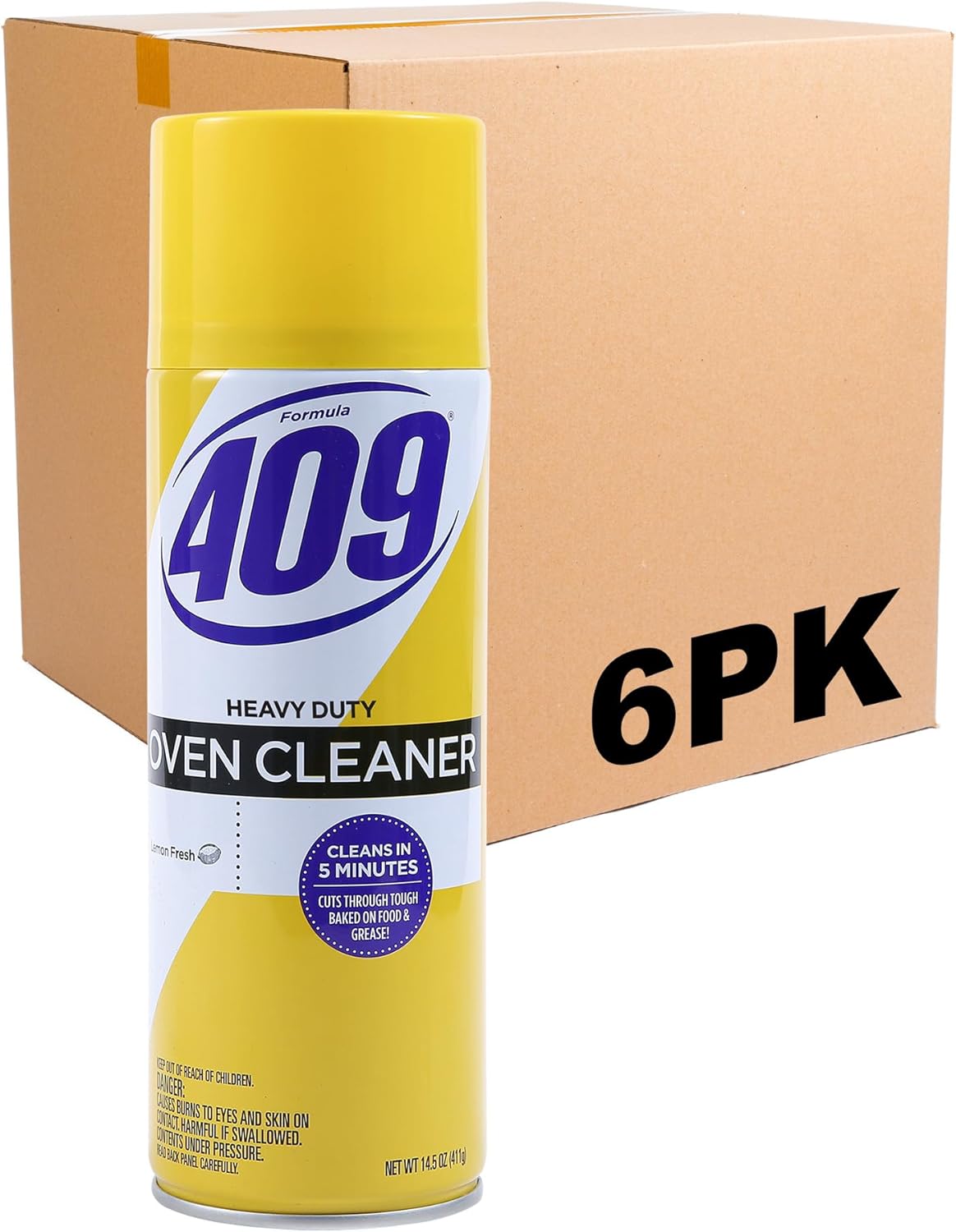409 Fume Free Oven Cleaner 19oz Aerosol, Fresh Scent, Cuts Through Grease & Grime on Contact, A Powerful Clean You Can Trust, Fresh Scent, 19 Oz | Grill Cleaner, Stove Top Cleaner