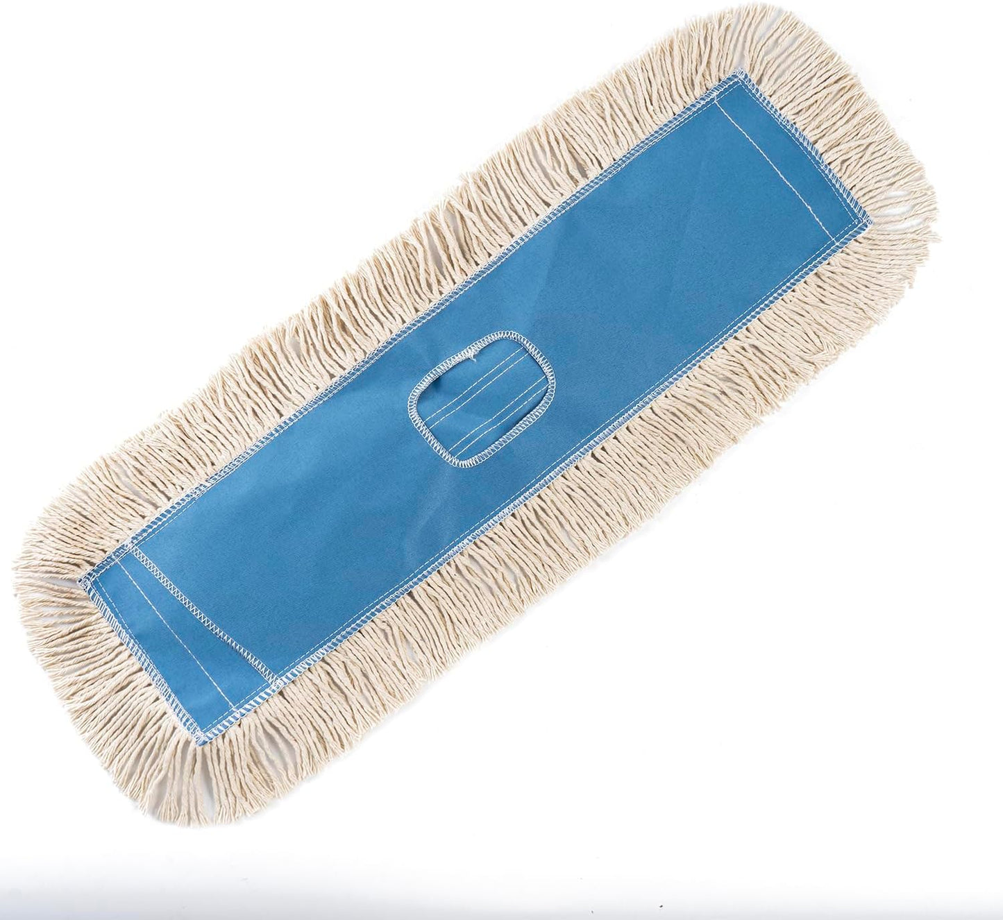 Matthew Cleaning 24'' Industrial Strength Cotton Dust Mop Refill Washable Replacement Heads for Residential & Commercial Use Fit Standard Dust Mop Frames, Hardwood, Laminate, Concrete Floors 3 Pack