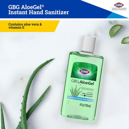 Clorox Healthcare GBG AloeGel Hand Sanitizer Wipes, Bleach-Free Sanitizing Wipes for Hands with 71% Ethyl Alcohol and Aloe - FDA Registered, Resealable Travel Pouch, 20 Count