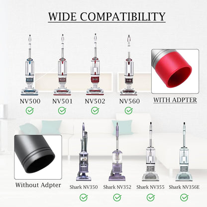 Crevice Tool and Dust Brush Compatible with Shark Rotator NV500, NV501,NV560, NV502, Professional Lift-Away Vacuum Cleaner Compare With Part No. X11FC500