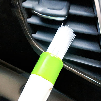 AMAKO Car Vent Cleaner Mini Duster: Car Air Vent Cleaner and Brush - Car AC Cleaner Cleaning Cloth Tool for Keyboard Window Leaves Blinds Shutter