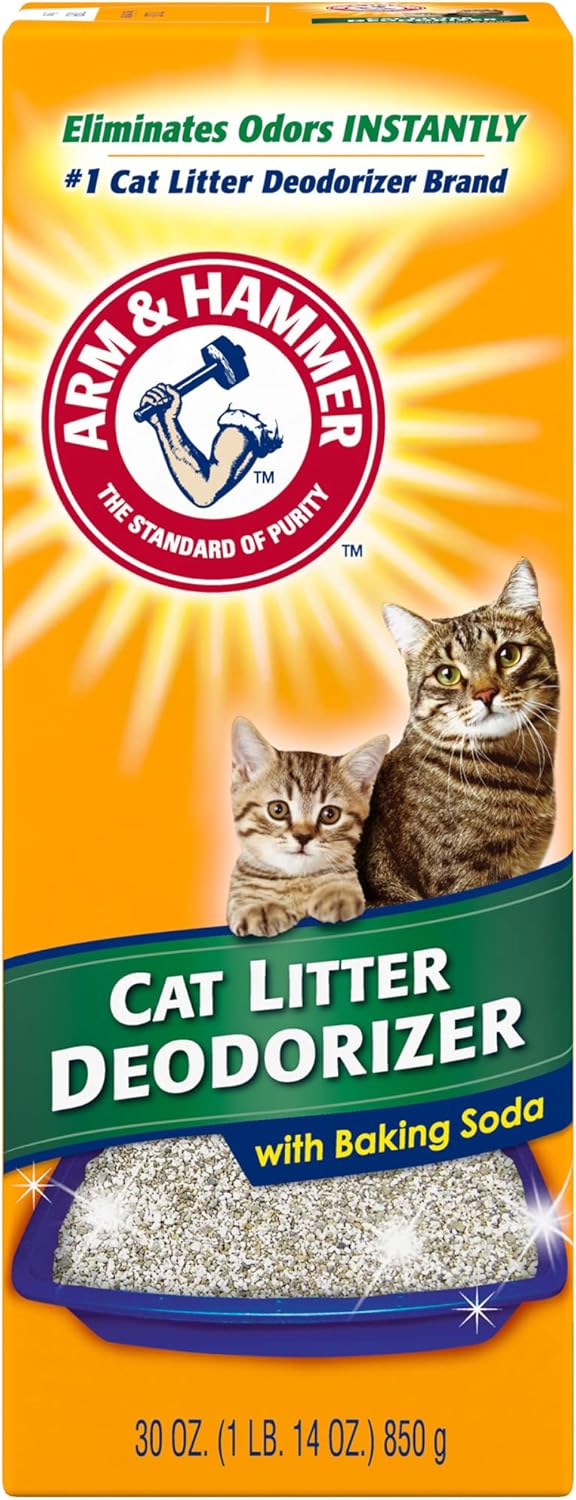 ARM & HAMMER Cat Litter Deodorizer Double Duty, 30 oz, 6 Pack