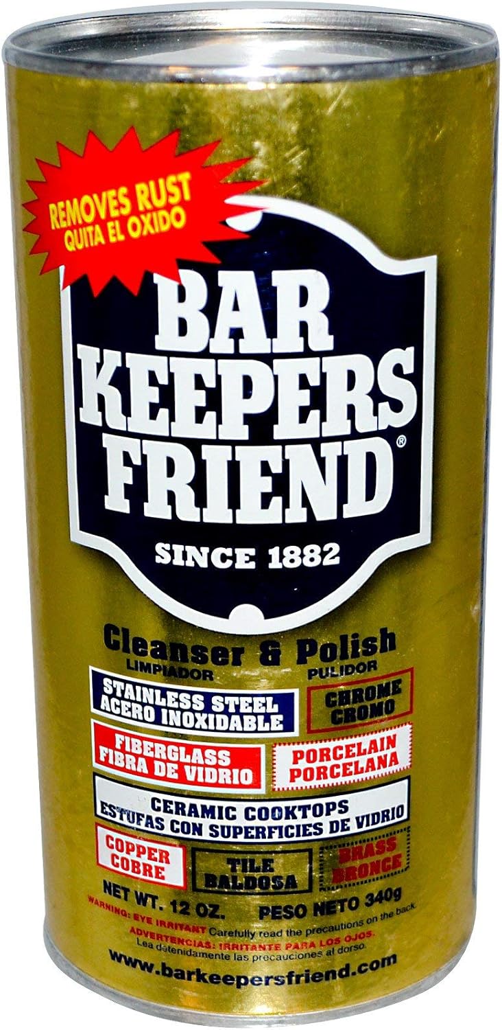 BAR KEEPERS FRIEND Powdered Cleanser 12-Ounces (1-Pack)']