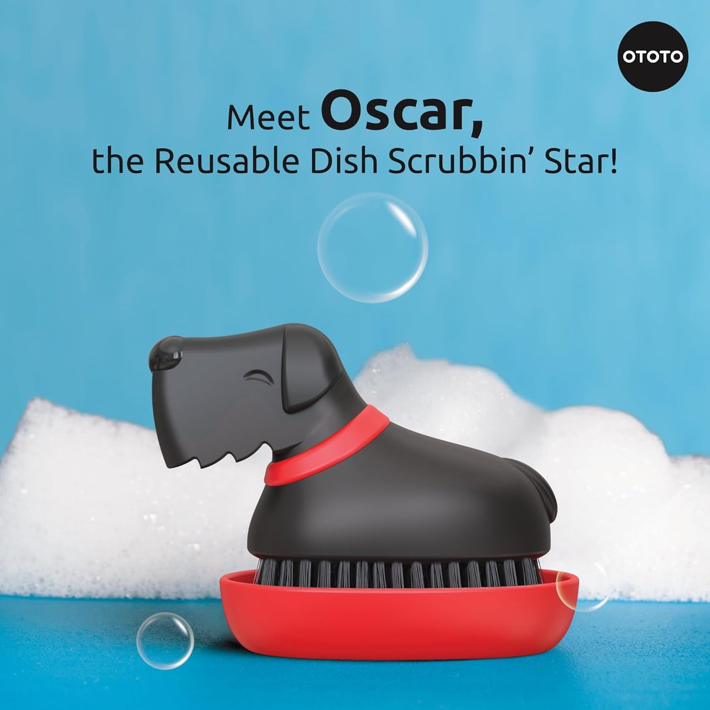 New! Beardy Gnome Dish Brush by Ototo - Dish Scrub Brush, Gnomes, Quirky Gifts, Dish Brush, Cute Kitchen Accessories, Funny Kitchen Gadgets, Vegetable Brush, Cute and Useful Gifts for Women