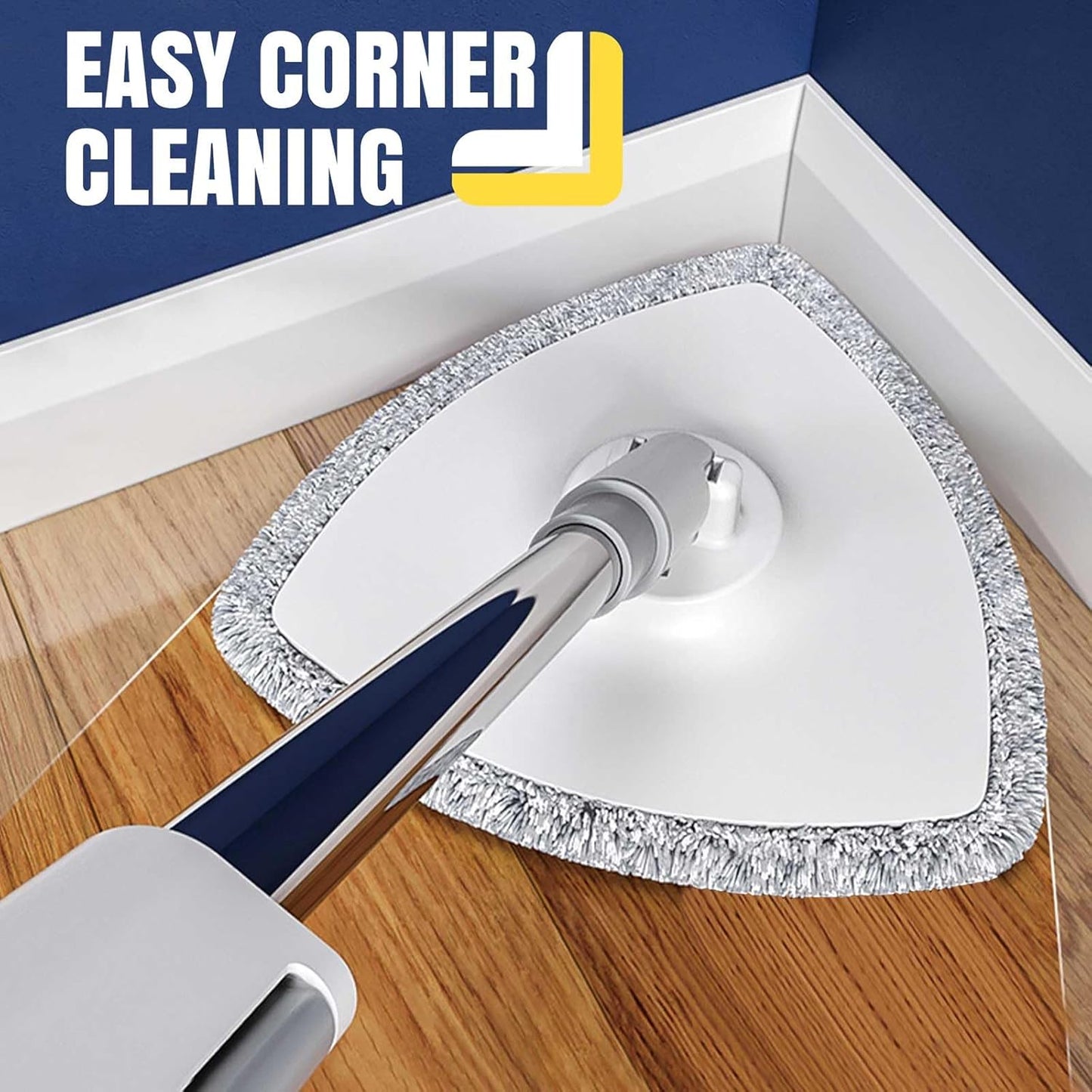 VENETIO Innowellclean Microfiber Spin Mop and Bucket Set with Patented Water Filtration System - Deep Self Cleaning/Dry/Wet All-In-One Floor Mop for Home Hardwood, Tile - Ideal for Pet Owners (2 Pads)
