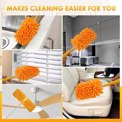 Redones Dusters for Swiffer - Reusable Duster Refill Compatible with Swiffer Hand Duster, 360 Heavy Duty Dusters Refills 4 Pack(Handle is Not Included)
