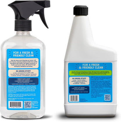 Aunt Fannie's All Purpose Bathroom Cleaner Vinegar Spray for Shower, Tub, Toilet, Tile, Sink and Fixtures, 16.9 Ounces (Pack of 1)
