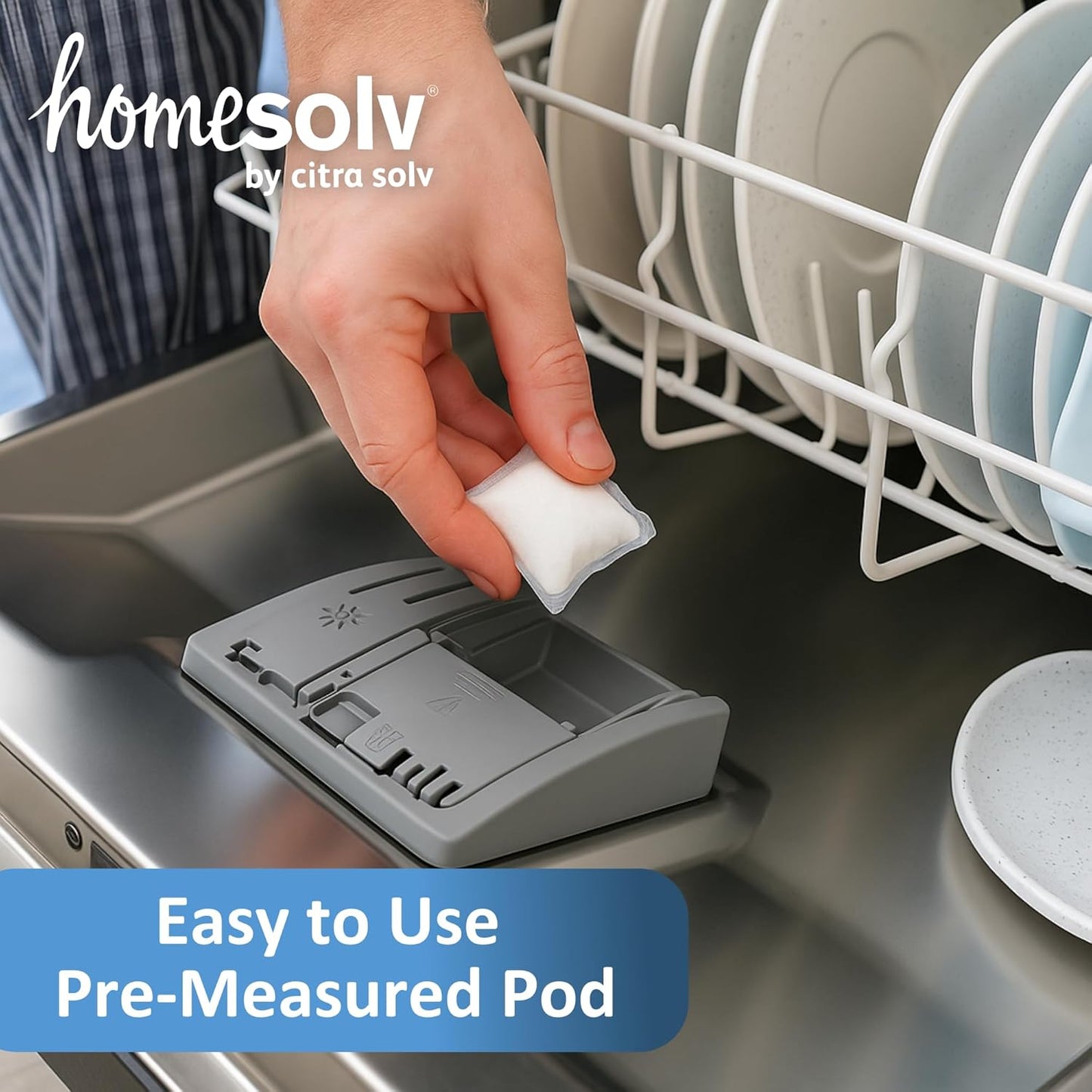 Dishwasher Detergent Pods Free and Clear - Plant and Mineral Based Dish Washer Tablets for Spotless Dishes - Eco Friendly Dishwasher Pods - (20 Count 2 Pack)