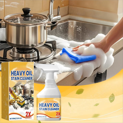 Wanban Kitchen Heavy Oil Cleaner - Heavy Duty Degreaser Cleaner Spray for Stubborn Oil Stains for Kitchen Surfaces All Purpose Cleaning