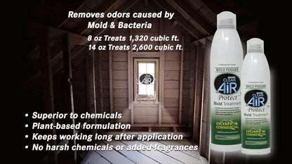 DWD2 Protect™ Home & Commercial Mold-Treatment Plant-Based Mold-Odor Remover Fogger Treatment - eco-friendly solution for a safer and healthier living and working space (8 oz.)