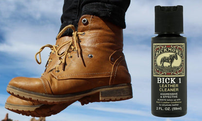 Bickmore Bick 1 Leather Cleaner 8 oz - Clean Dirt, Oil, Sweat, Salt, and Water Stains from All Colored, White, and Black Leather