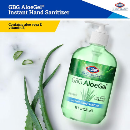 Clorox Healthcare GBG AloeGel Hand Sanitizer Wipes, Bleach-Free Sanitizing Wipes for Hands with 71% Ethyl Alcohol and Aloe - FDA Registered, Resealable Travel Pouch, 20 Count
